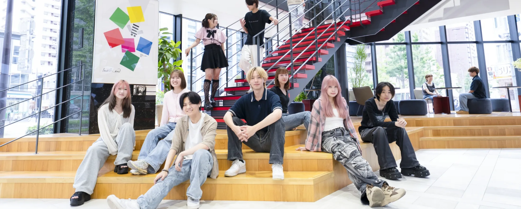 大阪テックの学生たち