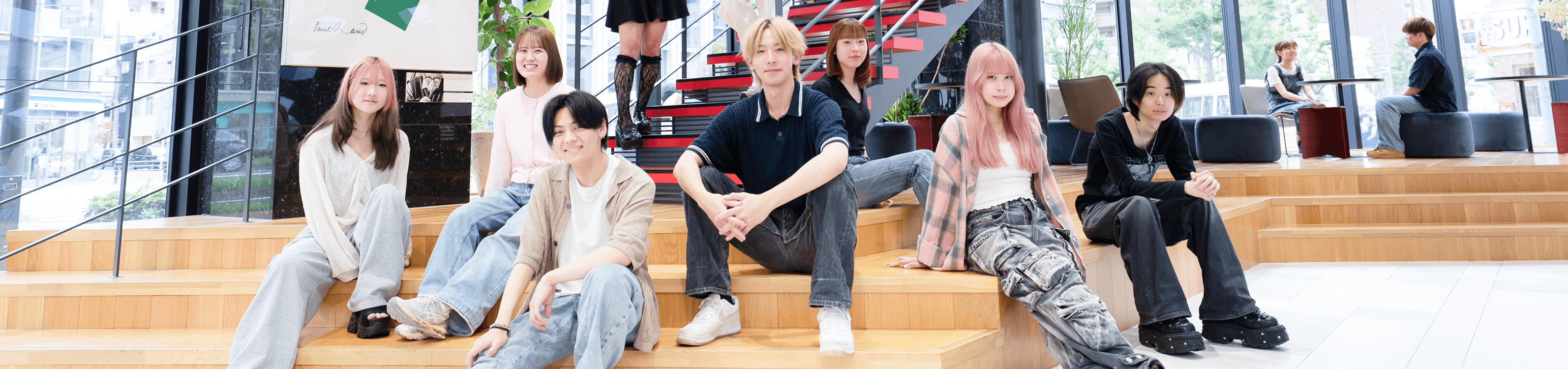 大阪TECHの生徒たち