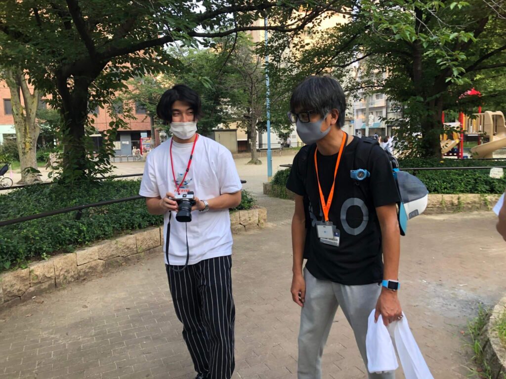 Tシャツ　撮影
